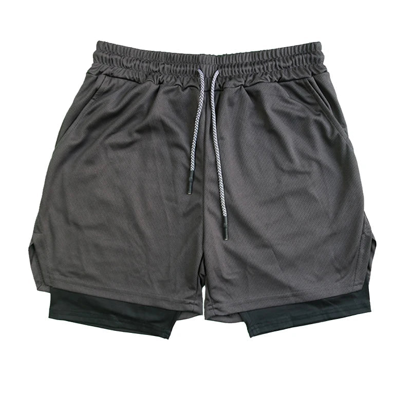 Pantalones Cortos Fitness 2 en 1 Multi-Bolsillos - MaxComfort™