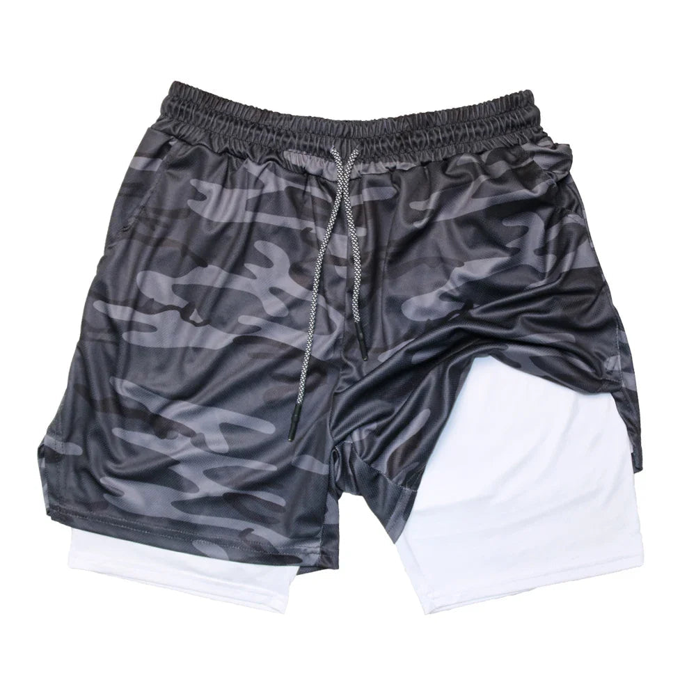Pantalones Cortos Fitness 2 en 1 Multi-Bolsillos - MaxComfort™