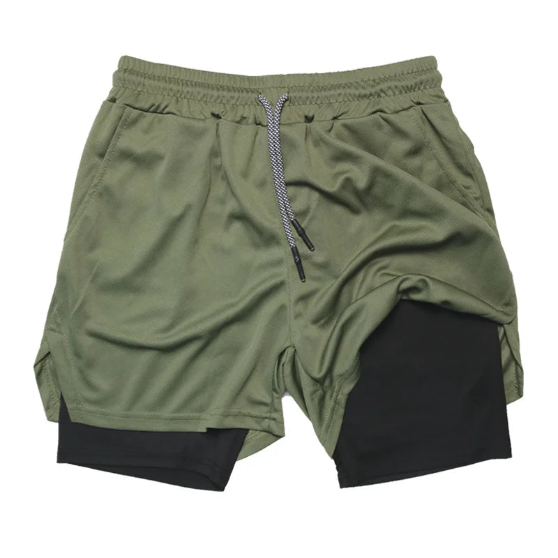 Pantalones Cortos Fitness 2 en 1 Multi-Bolsillos - MaxComfort™