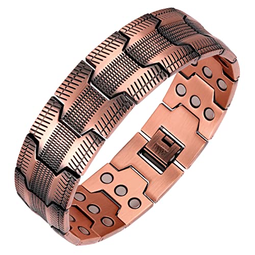 3X Strength Copper Magnetic Bracelet for men