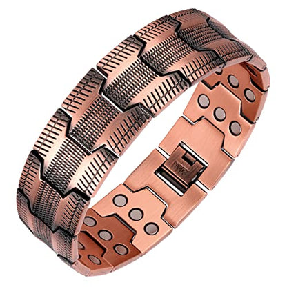 3X Strength Copper Magnetic Bracelet for men