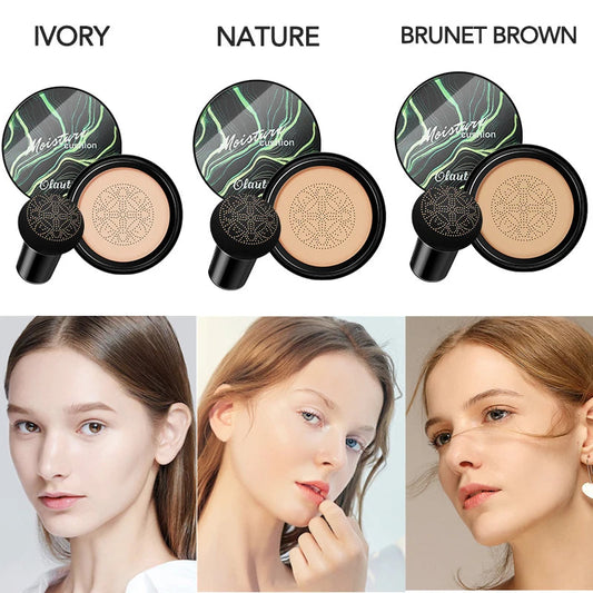 Base CC Cream con esponja Mushroom – hidratante y cobertura natural