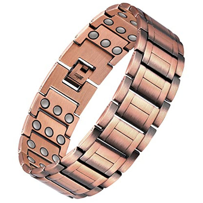 3X Strength Copper Magnetic Bracelet for men
