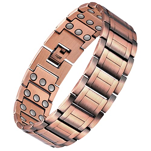 3X Strength Copper Magnetic Bracelet for men