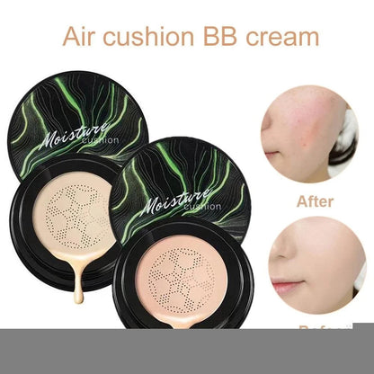 Base CC Cream con esponja Mushroom – hidratante y cobertura natural