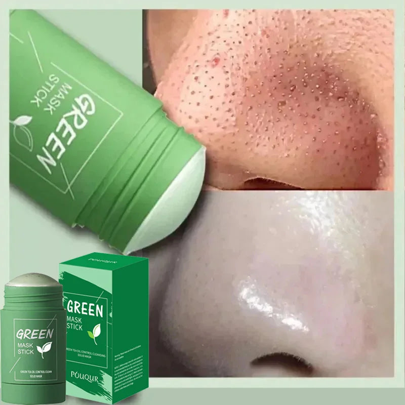 Mascarilla sólida de té verde – limpieza profunda y poros más finos